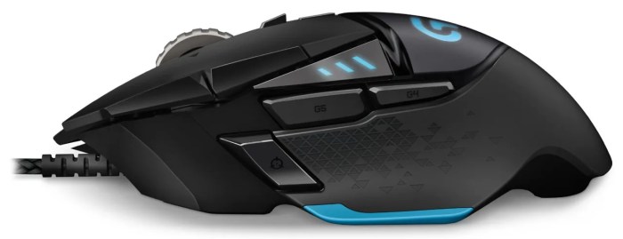 Logitech g502 proteus core gaming mouse revealed