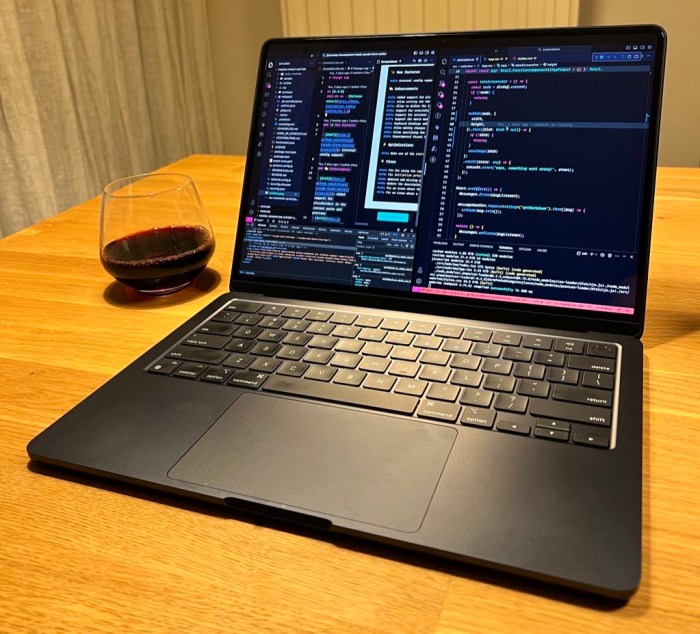 Line of code confirm macbook pro feature