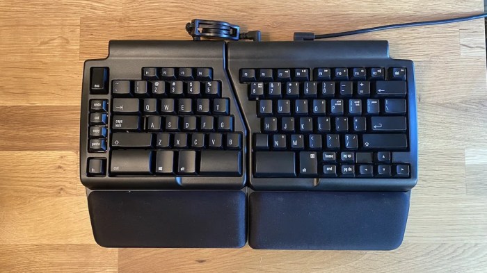 Matias ergo pro is an ergonomic mechanical keyboard