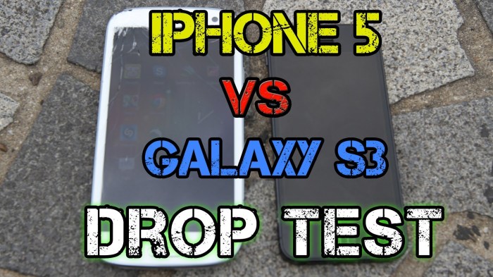 Note 7 note 5 iphone 6s drop test