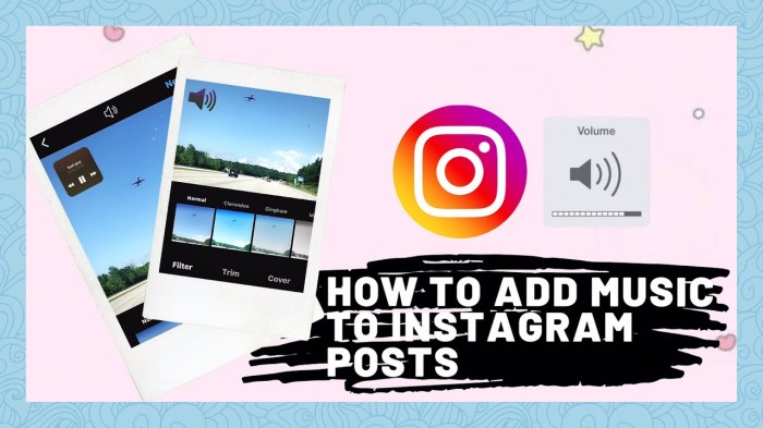 How to easily add music to instagram posts