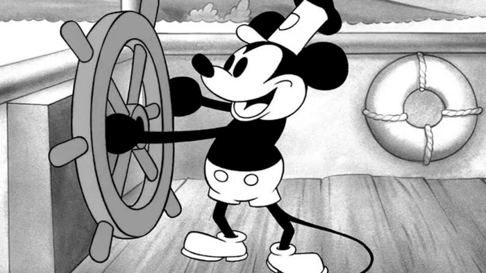 Steamboat willie mickey mouse public domain