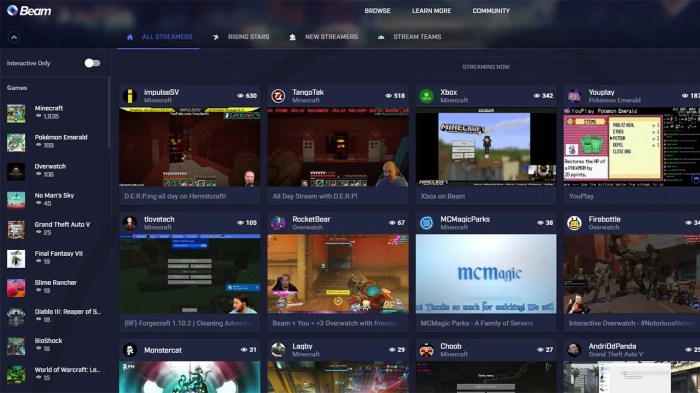 Beam live streaming service acquired by microsoft