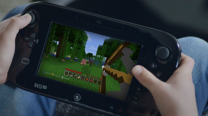 Minecraft for the nintendo wii u rumored to be in the works