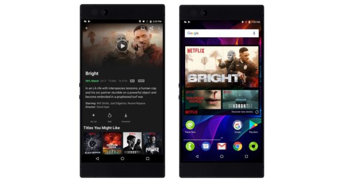 Netflix razer phone hdr surround sound