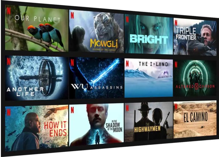 Netflix android tv 4k shows