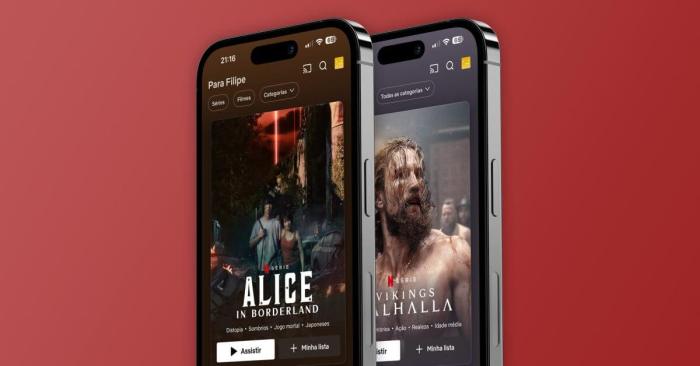 Netflix testing new ui android