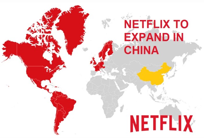 Netflix library could be coming to china