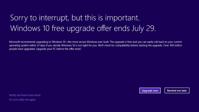 Microsoft reiterates windows 10 upgrade wont be free after one year