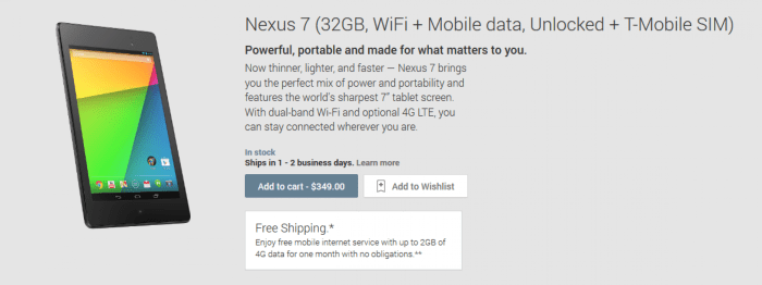 Nexus 7 2013 lte receives android 5 1 update