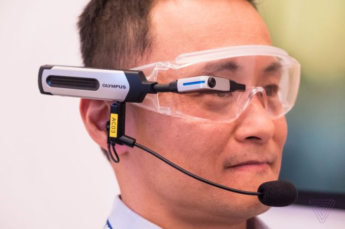 Olympus new eyetrek smart glasses 1500