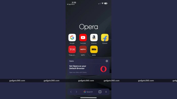 Opera is releasing its redesigned browser on ios