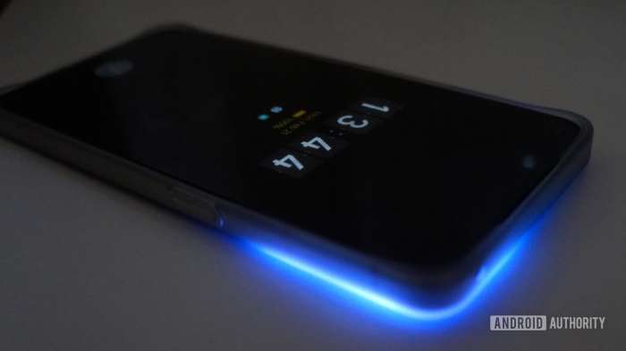 Hidden moto x led light hacked