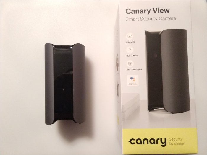 Canary security camera package detection