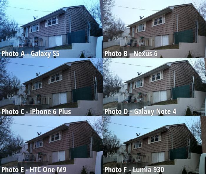 Nokia lumia 930 beats out iphone 6 plus galaxy note in blind camera test