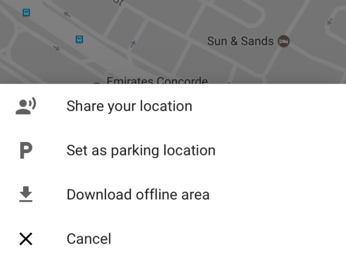 Google maps ios parking