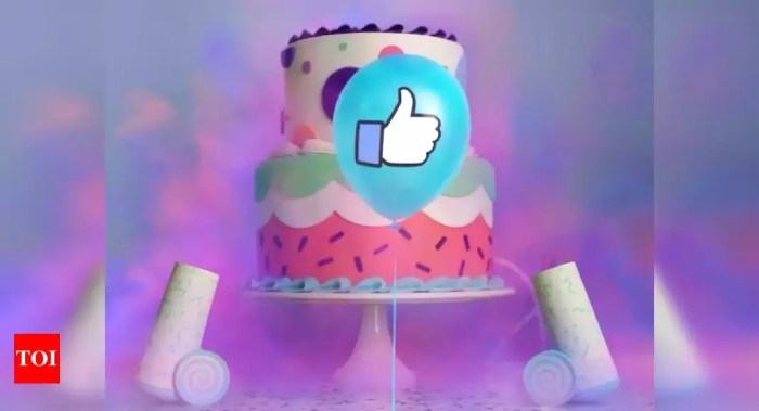 Facebook recap birthday messages video