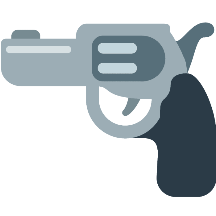 Microsoft replace toy gun emoji with real one