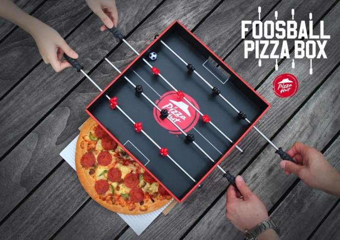 Pizza hut box turntables