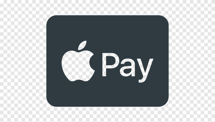 Apple pay decals identify businesses that supports the payment method