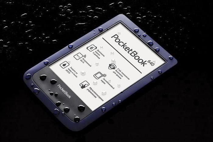 Pocketbook 640 is a water resistant e book reader