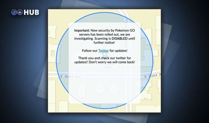 Pokemon go trackers stop working