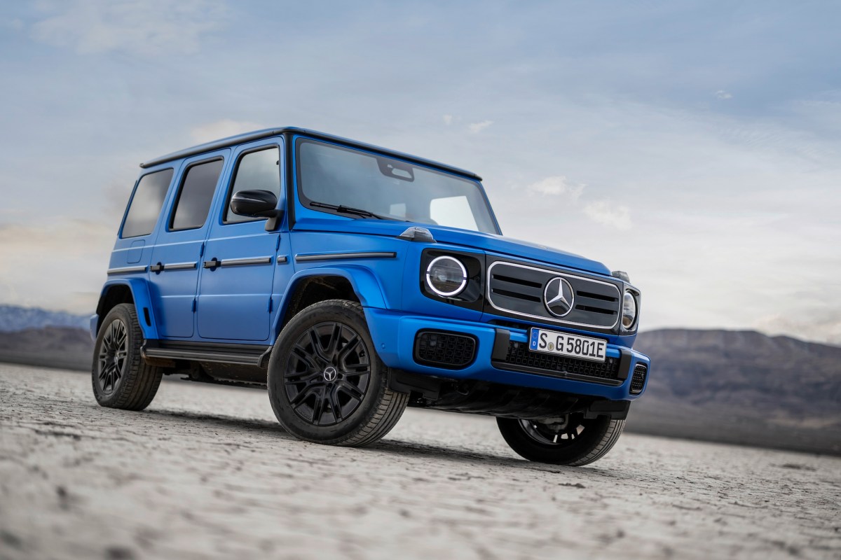 The all electric mercedes g class suv ratchets up the tech and off road capability