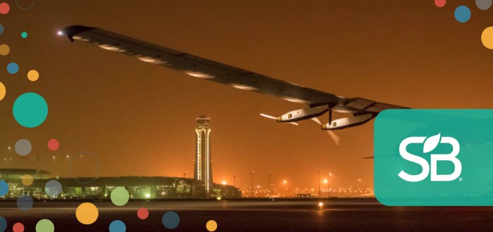 Solar powered plane begins its round the world trip