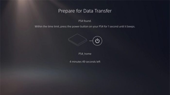 Sony makes transferring data between ps4s really easy