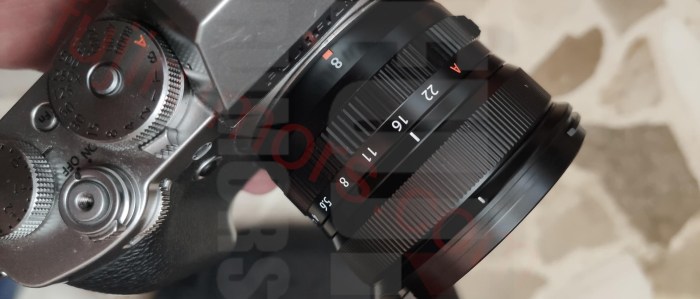 Fujifilm x a3 camera leaked