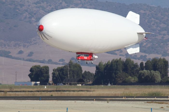 Google co founder sergey brin secret airship