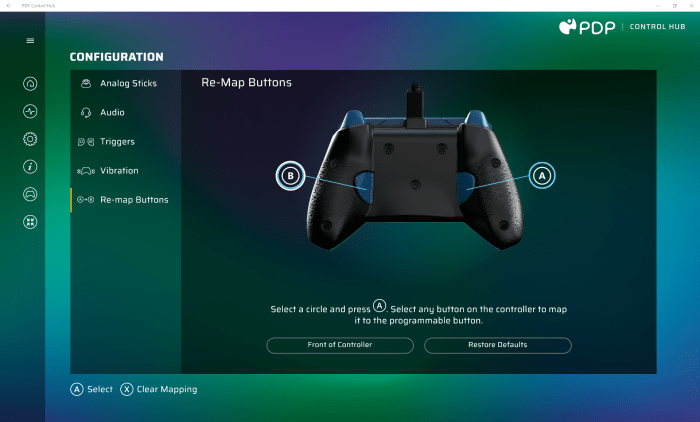 Xbox controller remapping on windows 10 possible