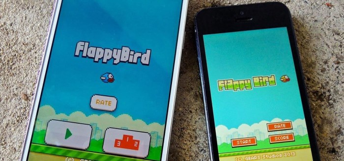 Want to play flappy bird rent an iphone