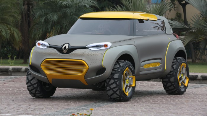 Renaults kwid concept comes with a built in drone