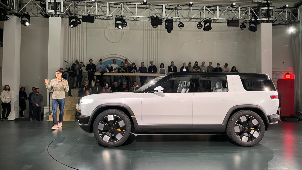 Rivian takes the wraps off 45000 r2 suv its biggest bet yet