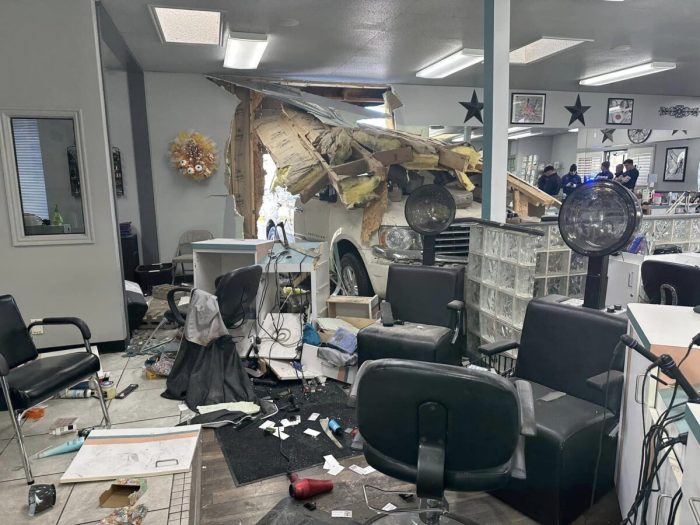 Driver crashes into nexons office