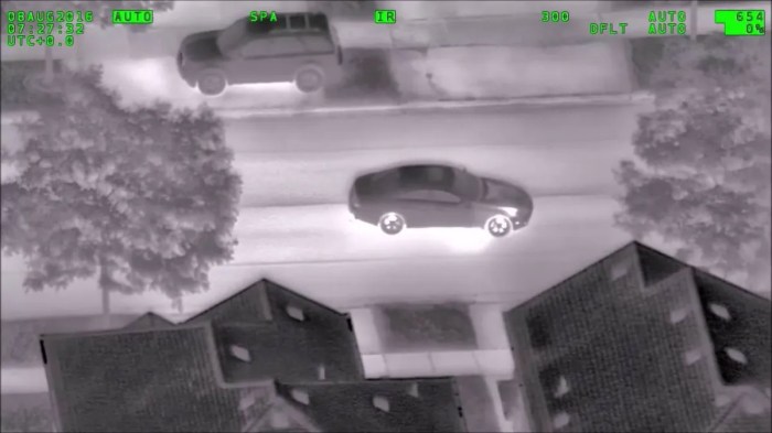 Police release helicopter video of car driver playing pokemon go