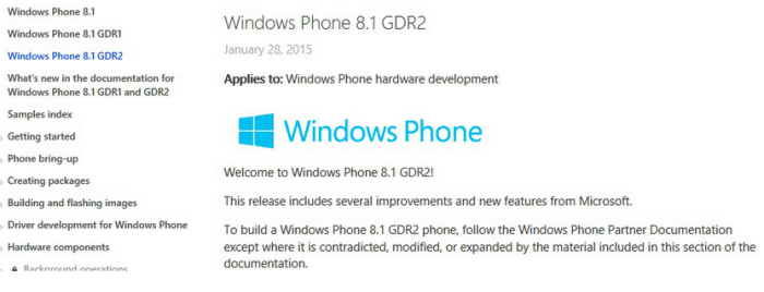 Wp 8 1 gdr2 update could support 2k displays and snapdragon 805 rumor