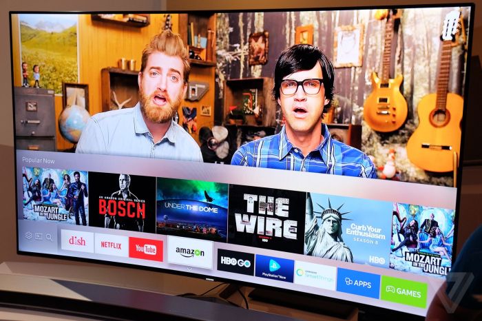 Samsung stops selling paid applications through smart tvs