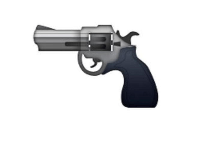 Microsoft replace toy gun emoji with real one