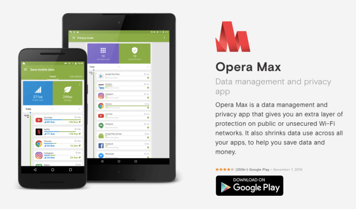 Opera max beta app launched for android users