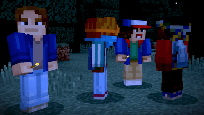 Stranger things skin pack for minecraft