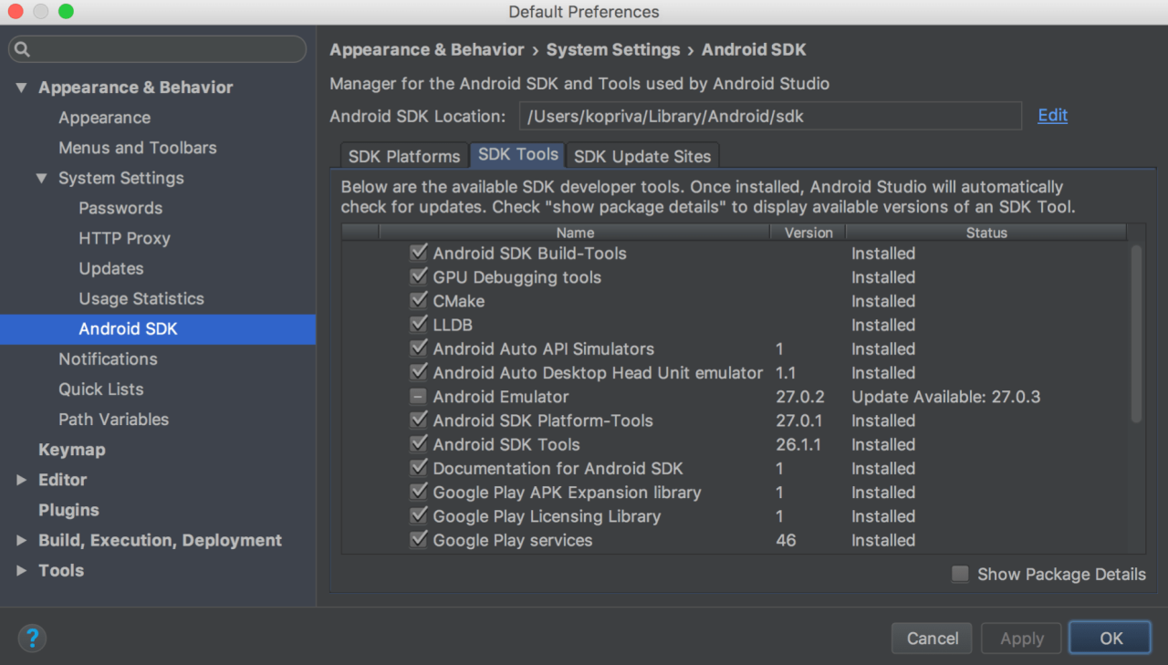 Android sdk manager reveals the existence of android 5 1 1