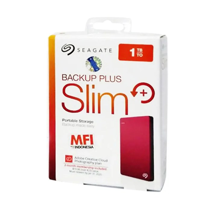 Seagate backup plus slim and backup plus fast