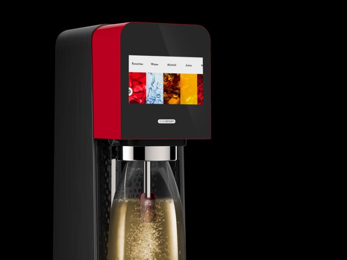 Yves behar designed sodastream mix can carbonate anything