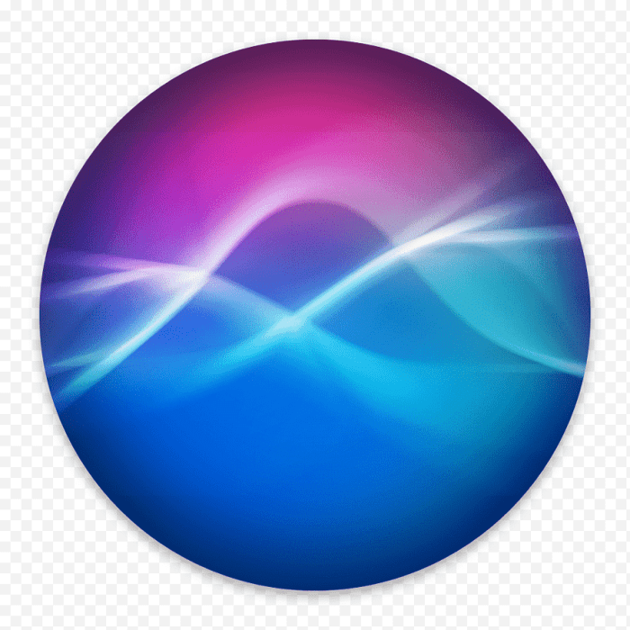 Siri for mac appears to have a very colorful waveform dock icon