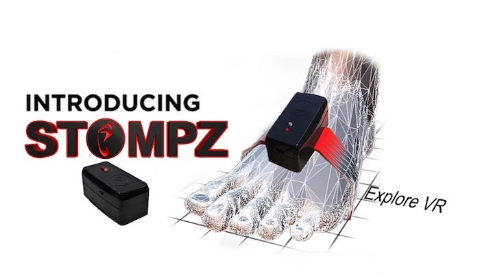 Stompz is a foot controller for your virtual reality headset