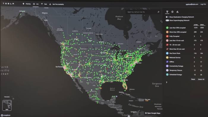 Ford tesla supercharger network access info