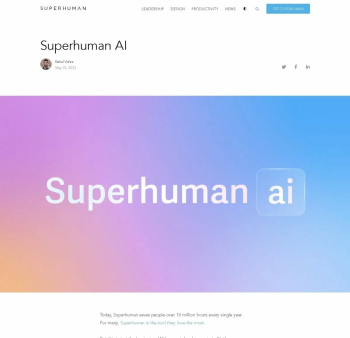 Superhuman launches an ai powered instant replies feature