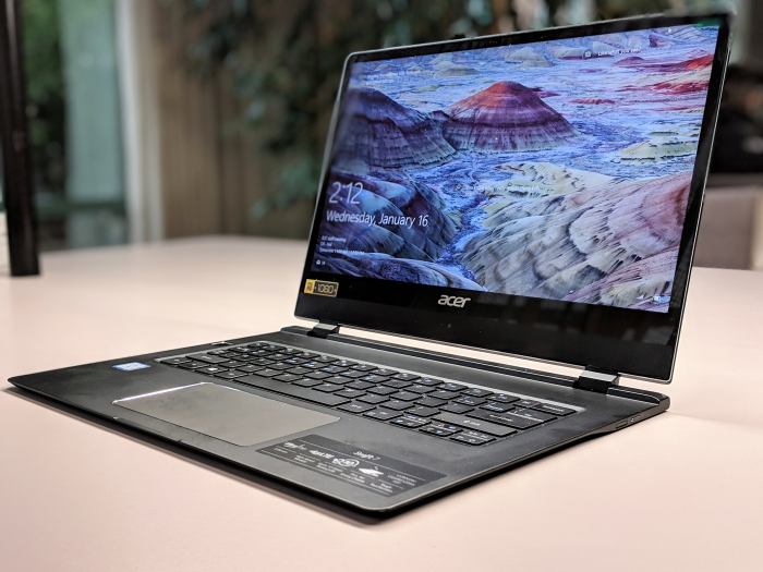 Acer swift 7 announced thinnest computer in the world